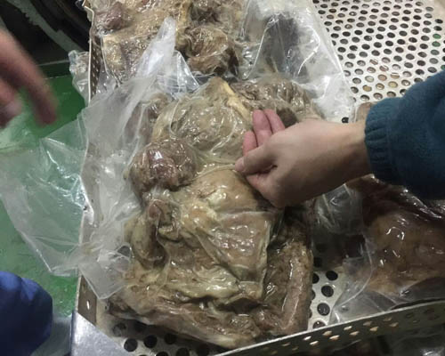 熟制去皮羊肉